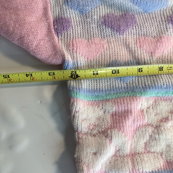 Sure Fun Girl Knit Sweater Pastel Bears 2T? No Tag - Picture 4 of 5